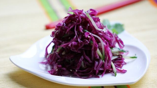 紫干兰怎么拌凉菜