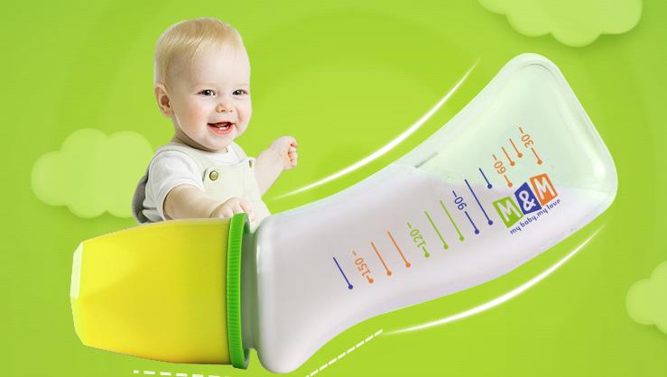 M&M婴儿用品黄色系列150毫升