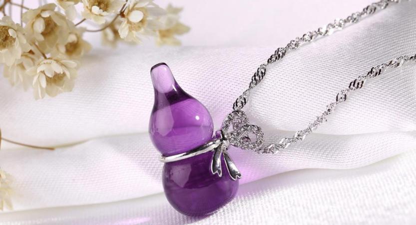 菲桐珠宝水晶饰品紫葫芦