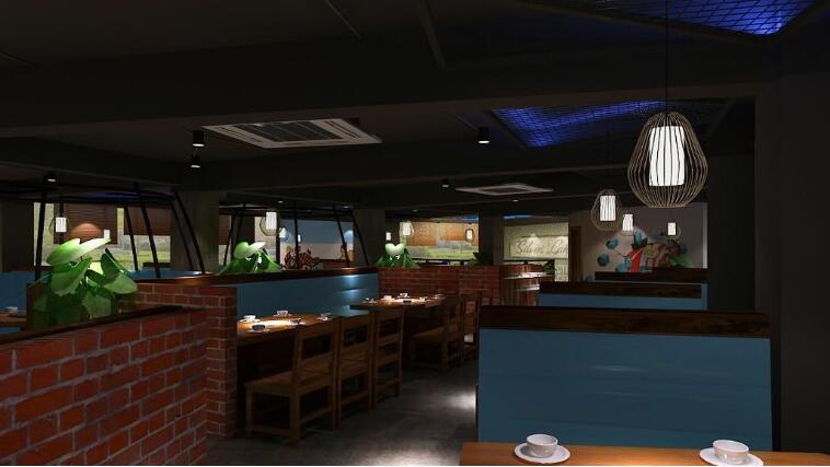 老码头鱼火锅餐厅内部