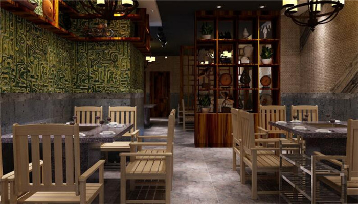 白鹿江西餐厅木头凳子