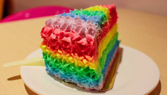 彩虹蛋糕好看