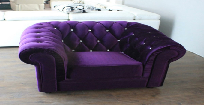 太子布艺沙发紫色