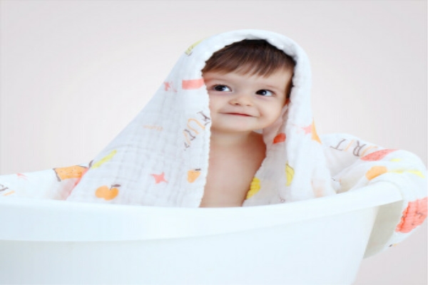 威尔贝鲁婴儿彩棉浴巾