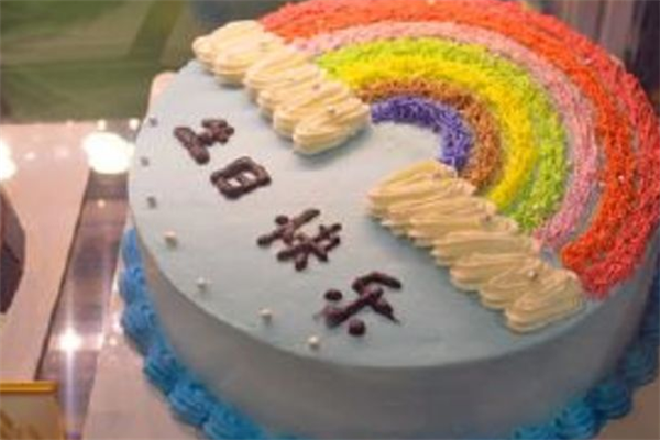 百瑞莲蛋糕彩虹
