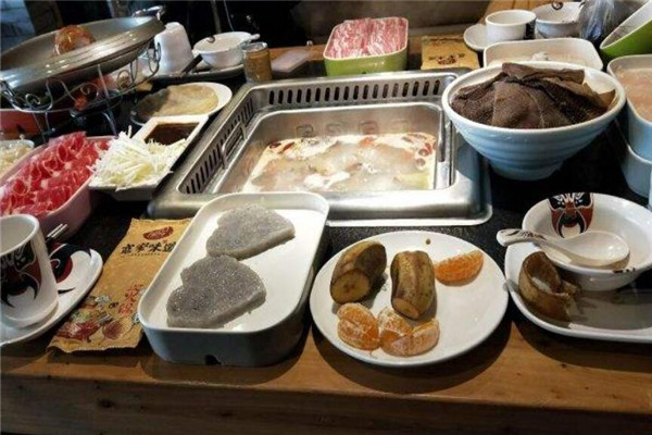 宽窄味道火锅店大虾