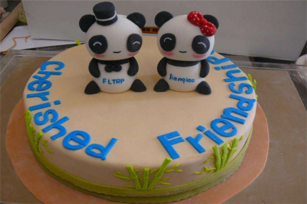 爱蜜秀翻糖蛋糕熊猫