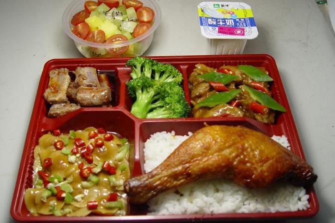 中式盒饭快餐