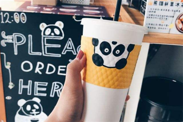 熊猫一间店奶茶原味奶茶