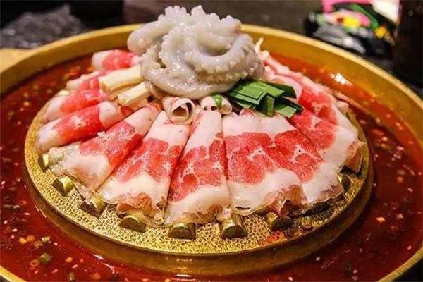 韩国章鱼水煎肉牛肉