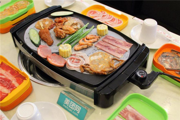 金味山韩式自助烤肉展示