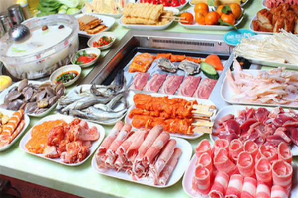 尚景宫韩式自助餐种类