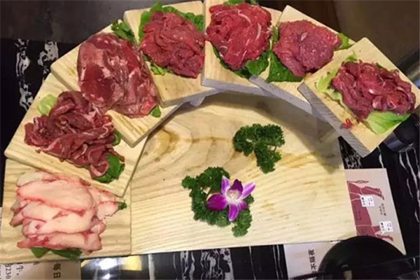 七合集潮汕牛肉火锅肉品