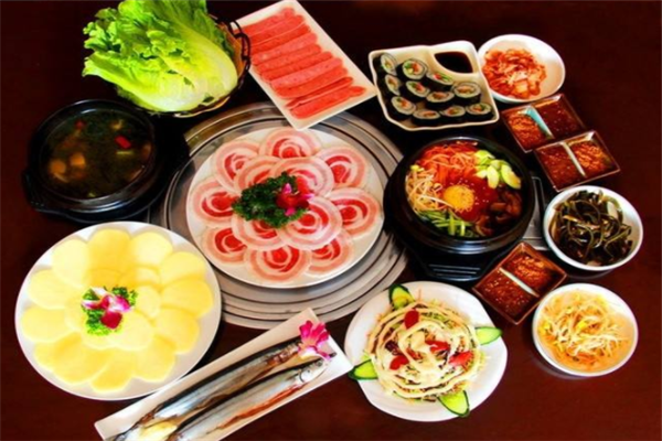 韩国料理菜品