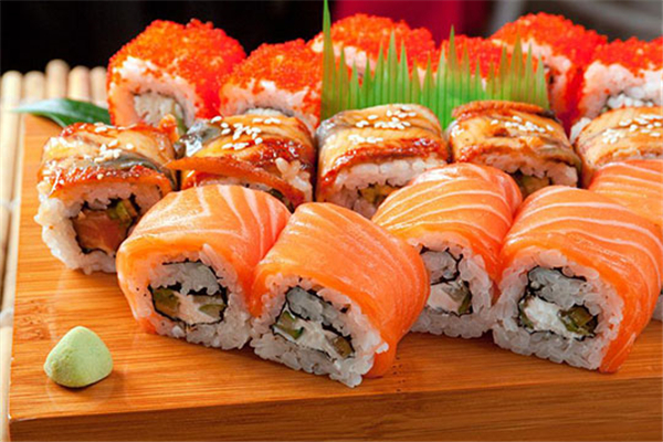 松竹和味寿司海鲜三拼寿司