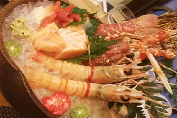 渔民精致日本料理甜虾