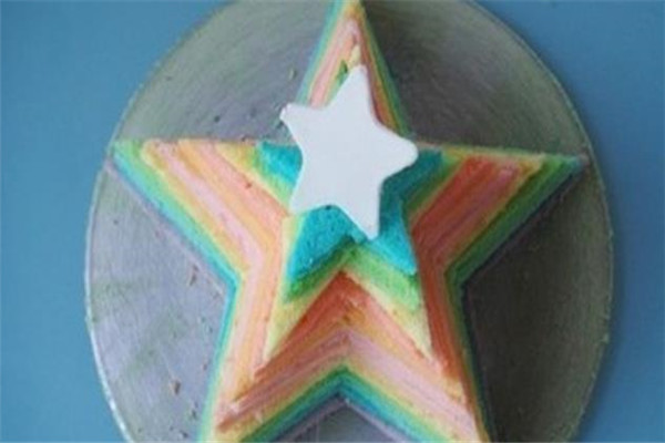 爱都蛋糕五星形状