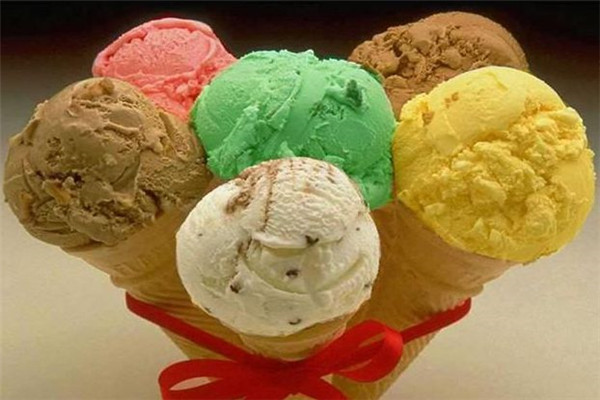 冰淇淋批发彩色