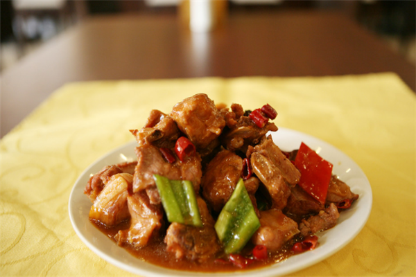 广东菜馆肉片