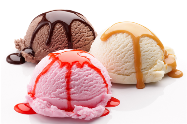 润之味简法冰淇淋三色球