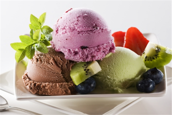 千岛冰淇淋蓝莓