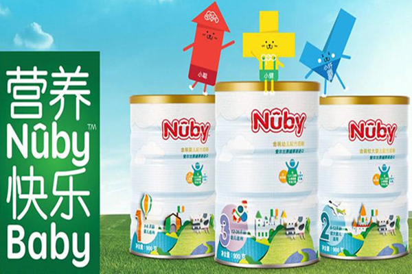 Nuby努比奶粉宣传图