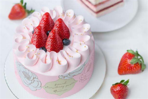 优咪西饼草莓奶油蛋糕