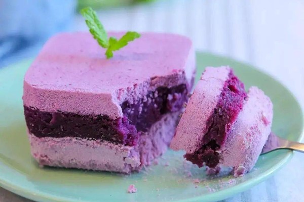 小飞薯甜品紫薯蛋糕