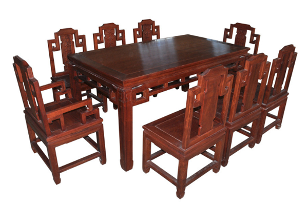 艺威红木家具餐桌