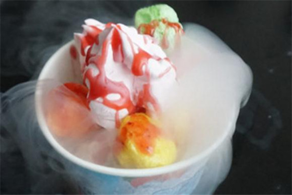 mc魔法液氮冰淇淋草莓味