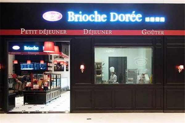 briochedoree店面一角