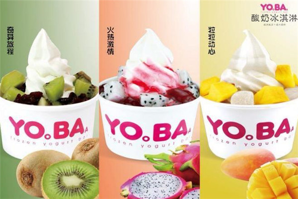 yoba冰淇淋3杯
