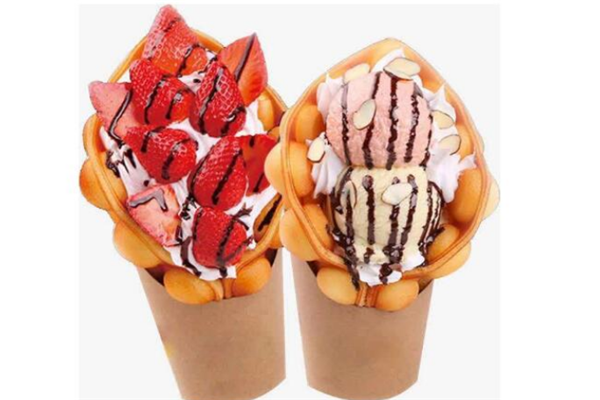 松技记冰淇淋蛋仔草莓味