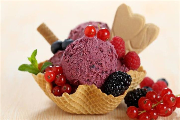 贝勒海冰淇淋水果冰淇淋