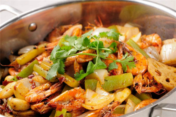 格尔木干锅虾和美味