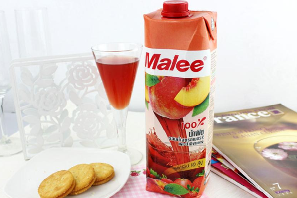 malee果汁桃子汁