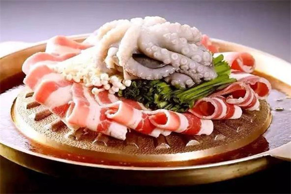 金式章鱼水煎肉风味