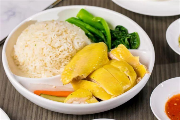 新加坡融记海南鸡饭美味