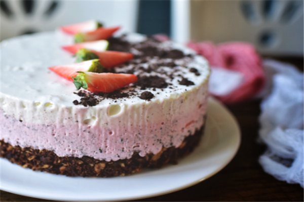 冰激凌蛋糕蓝莓