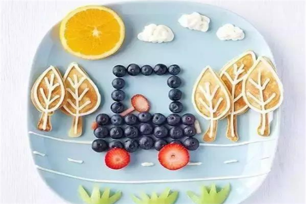 创意早餐水果