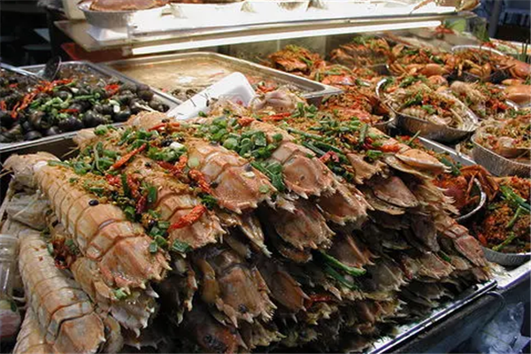 海鲜小吃皮皮虾