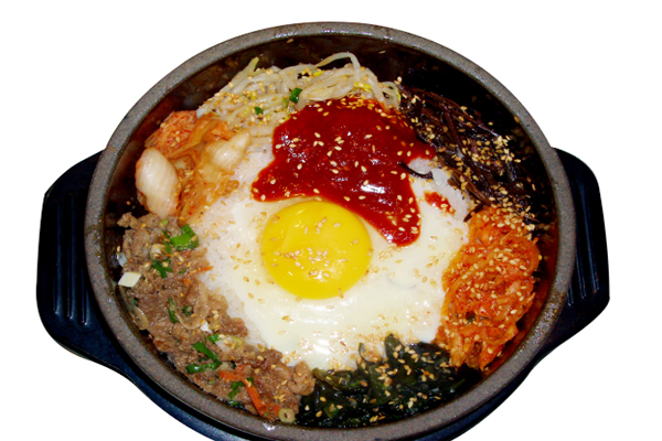 韩式石锅拌饭鸡蛋