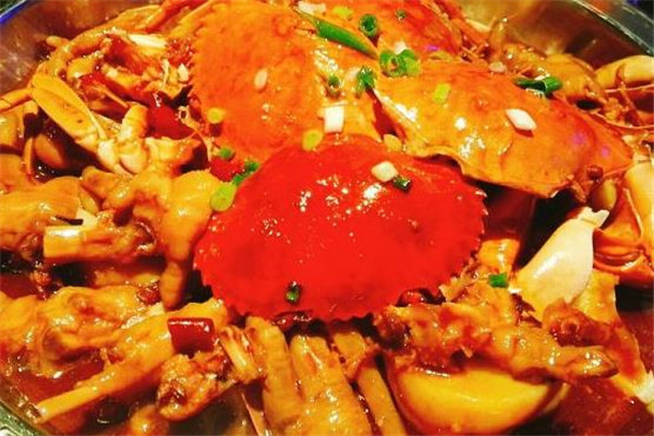 肖张肉蟹煲美味