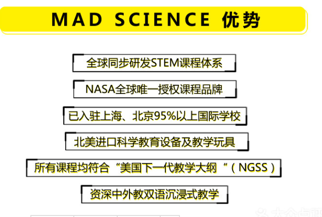MadScience神奇科学家STEM加盟