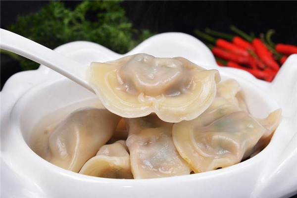 喜福湾虾仁水饺可口