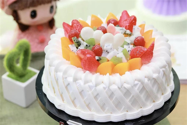 蒲公英蛋糕水果蛋糕