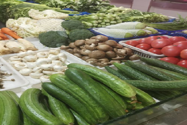 曹路菜市场绿色蔬菜