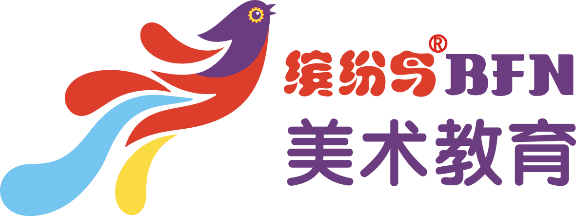 缤纷鸟美术品牌logo