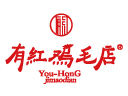 有紅雞毛店川菜品牌logo