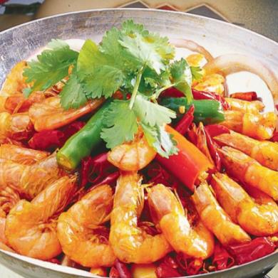  Spicy Shrimp in Dry Pot